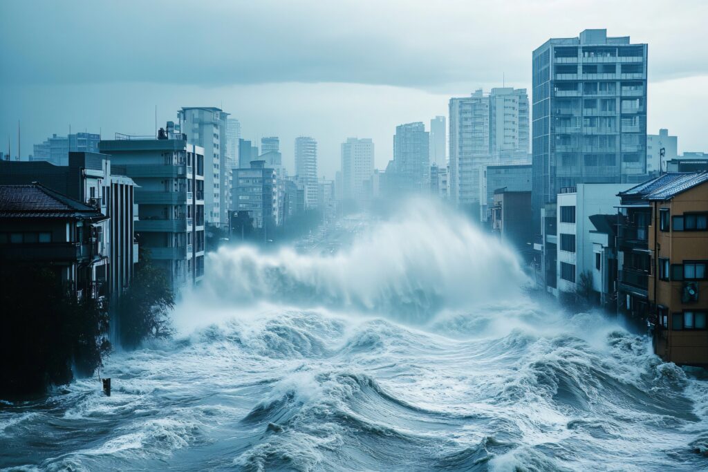 flooding after heavy rain